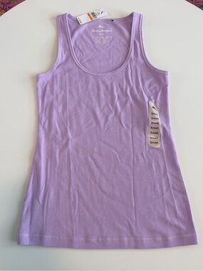 Tommy Bahama Lilac Ribbed Tank Top